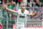 Fussball 1. Bundesliga: Gladbach - Bayern, JUBEL PLETSCH n. 1:0