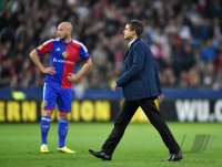 Fussball Europa League Saison 2013/2014: Praesident Bernhard Heusler (FC Basel)