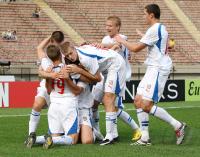 Fussball International  U 20 Halbfinale Oesterreich - Tschechien