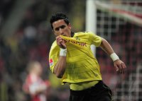 Fussball 1. Bundesliga 10/11: JUBEL Lucas Barrios (Borussia Dortmund)