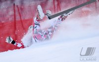 Ski Alpin Kitzbuehel 2016; Abfahrt Training Sturz Florian Scheiber (AUT)
