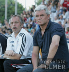 Fussball 1. FC Koeln Trainer  Rapolder und Geiger