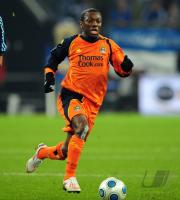 FUSSBALL UEFA CUP: Manu City, WRIGHT-PHILLIPS Einzelaktion