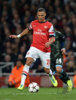FUSSBALL  CHL  Saison 2013/2014: Kieran Gibbs (Arsenal)