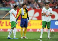 Fussball 1. Bundesliga, Saison 2011/2012:  1 FC Nuernberg - SV Werder Bremen