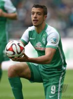 Fussball, 1. Bundesliga  Saison 2014/2015: SV Werder Bremen - Borussia Moenchengladbach