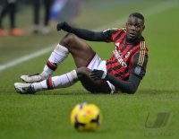 Fussball International Serie A 13/14: Enttaeuschung Mario Balotelli (AC Mailand)