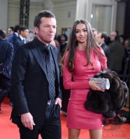 Fussball International  FIFA Ballon d Or 2015: Lothar Mattaeus (Deutschland) mit Frau Anastasia Klimko
