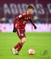 Fussball 1. Bundesliga Saison 21/22: FC Bayern Muenchen - Borussia Moenchengladbach