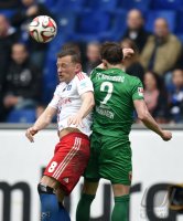 Fussball, 1. Bundesliga  Saison 2014/2015: Hamburger SV - FC Augsburg