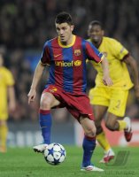 Fussball CHL  Saison 2010/2011:  David Villa (Barca)