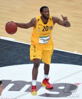 Basketball 1. Bundesliga 14/15 Hauptrunde: Walter Tigers Tuebingen - Alba Berlin