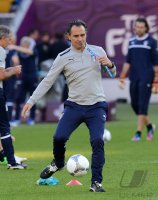 FUSSBALL INTERNATIONAL EURO 2012 FINALE :  Trainer Cesare Prandelli (Italien)
