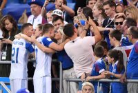 FUSSBALL WM 2018 Vorrunde Island - Kroatien