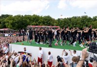 Ankunft der Deutschen Nationalmannschaft in Berlin nach dem Gewinn der Weltmeisterschaft 2014