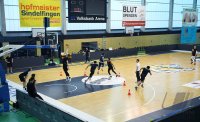 Basketball 2. Bundesliga 2020/2021: Training Tigers Tuebingen in der VOBA Arena Rottenburg