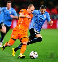 FUSSBALL WM 2010  HALBFINALE:  Uruguay - Niederlande
