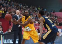 Basketball 1. Bundesliga 14/15 Hauptrunde: Walter Tigers Tuebingen - Alba Berlin