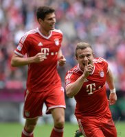 Fussball 1. Bundesliga  Saison  2012/2013:  Deutscher Meister 12/13 FC Bayern Muenchen