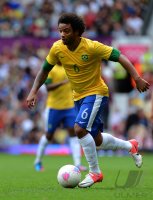 FUSSBALL Olympia 2012 Maenner: Brasilien - Weissrussland