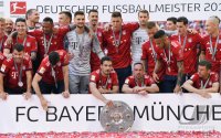 Fussball 1. Bundesliga Saison 17/18: Meister FC Bayern Muenchen