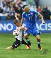 Fussball Europameisterschaft Achtelfinale 2016: Deutschland - Slowakei