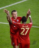 FUSSBALL INTERNATIONAL  CHL Viertelfinale 11/12:  JUBEL Ivica Olic (FC Bayern Muenchen)