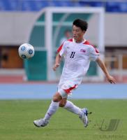 FUSSBALL INTERNATIONAL:  Mun In Guk  (Nordkorea)