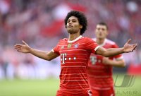 Fussball 1. Bundesliga Saison 21/22: FC Bayern Muenchen - VfB Stuttgart