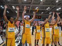 Basketball  1. Bundesliga  12/13: Walter Tigers Tuebingen - Eisbaeren Bremerhaven