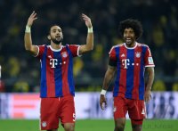 Fussball 1. Bundesliga Saison 14/15: JUBEL Rafinha (FC Bayern Muenchen)