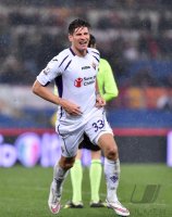 FUSSBALL Coppa Italia Viertelfinale 14/15: JUBEL Mario Gomez (AC Florenz)