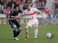 Fussball 1. Bundesliga  Saison 2010/2011:  VfB Stuttgart - FC Schalke 04