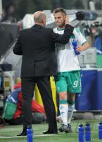 Fussball Champions League 08/09 : Trainer SCHAAF und ROSENBERG (SV Werder Bremen)