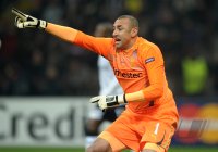 Fussball Champions League  Saison 2010/2011: Heurelho Gomes (Tottenham Hotspur)