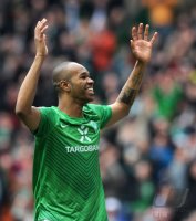 Fussball 1. Bundesliga, Saison 2011/2012: Naldo (SV Werder Bremen) jubelt