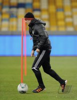 Fussball Training  der Deutsche Nationalmannschaft in Kiew