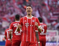 Fussball  1.Bundesliga   Saison 17/18: FC Bayern Muenchen - Borussia Moenchengladbach