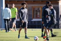 Fussball Training Deutsche Nationalmannschaft: Leroy Sane (Deutschland)
