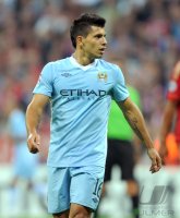 Fussball CHL  Saison 2011/2012: Sergio Agueero (Manchester City)