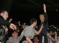 Fussball CHL  Achtelfinale:  JUBEL NEUER (Schalke)