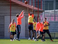 Fussball 1. Bundesliga, Saison 2012/2013:  Training beim FC Bayern Muenchen