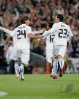 Fussball Champions League  Saison 2010/2011: JUBEL Real; OEZIL und KHEDIRA