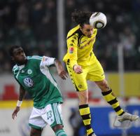 FUSSBALL, 1. BUNDESLIGA, 16. Spieltag: Wolfsburg - Dortmund