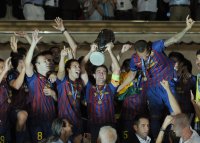Fussball UEFA SUPER CUP 2011: Sieger FC Barcelona