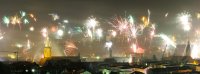 Feuerwerk an Silvester 2011 in ROTTENBURG