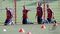 1. Fussball Bundesliga : Training beim FC Bayern Muenchen
