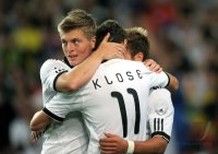 Fussball International  Testspiel: JUBEL nach dem TOR, Toni KROOS, Miroslav KLOSE (v. li., Deutschland)