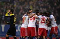 Fussball, 1. Bundesliga  Saison 2013/2014: Hamburger SV - Borussia Dortmund