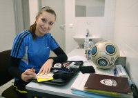 Fussball Schiedsrichterin Isabel De Marco (VfB Stuttgart)